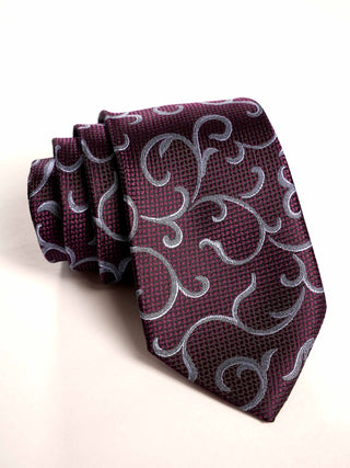 Dark Purple Micro Silk Tie