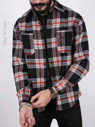 Rustic Black Shacket