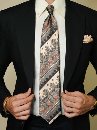 Vintage Black Classic Broad Tie Set