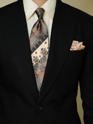 Vintage Black Classic Broad Tie Set