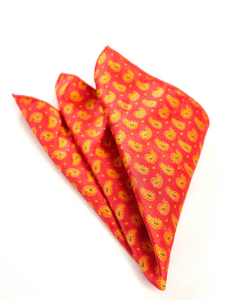Red Golden Paisley Set
