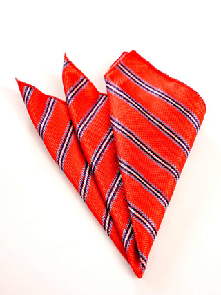 Red Blue Stripe Micro Silk Set