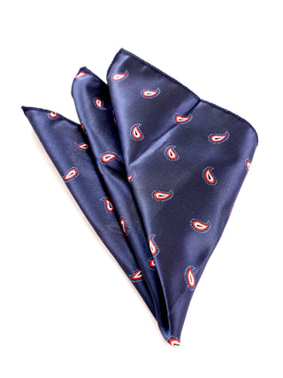 Navy Blue Classic Paisley Set