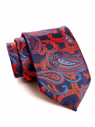 Red Blue Paisley Micro Silk Set