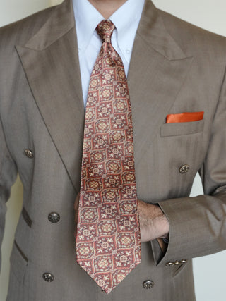 Gold Rustic Vintage Broad Tie Set