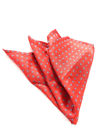 Pure Red Silk Tie Set