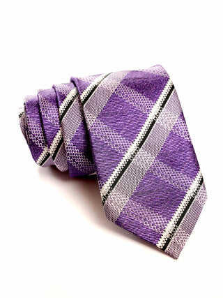 Purple Plaid Micro Silk Set