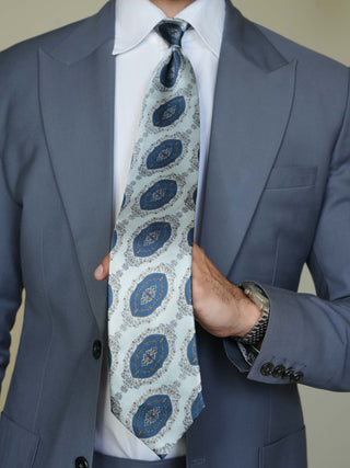 Peacock Vinatge Broad Tie Set