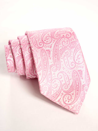 Pink Elegant Paisley Tie