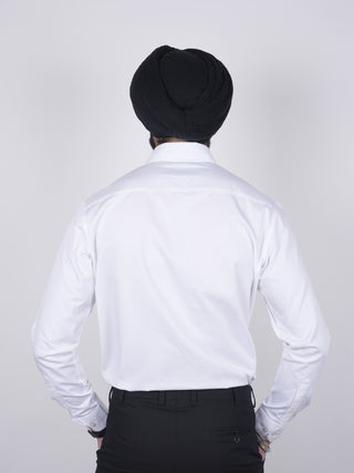 Broad Collar Classic White