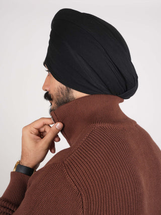 Chocolate Brown Quarter Zip Sweater