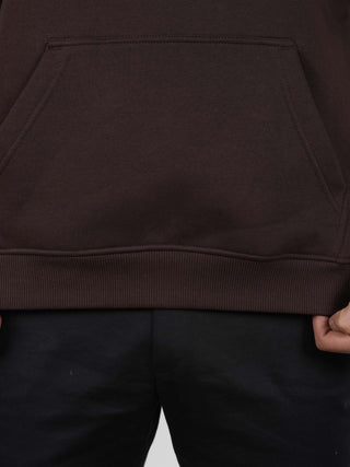 Noir Brown Oversized Hoodie