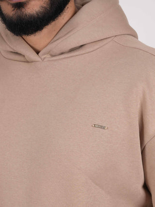 Beige Oversized Hoodie