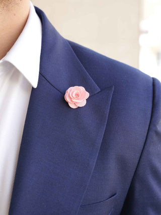 Pink Flower Lapel Pin