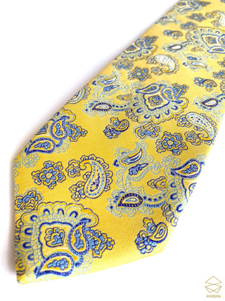 Micro Silk Yellow Necktie