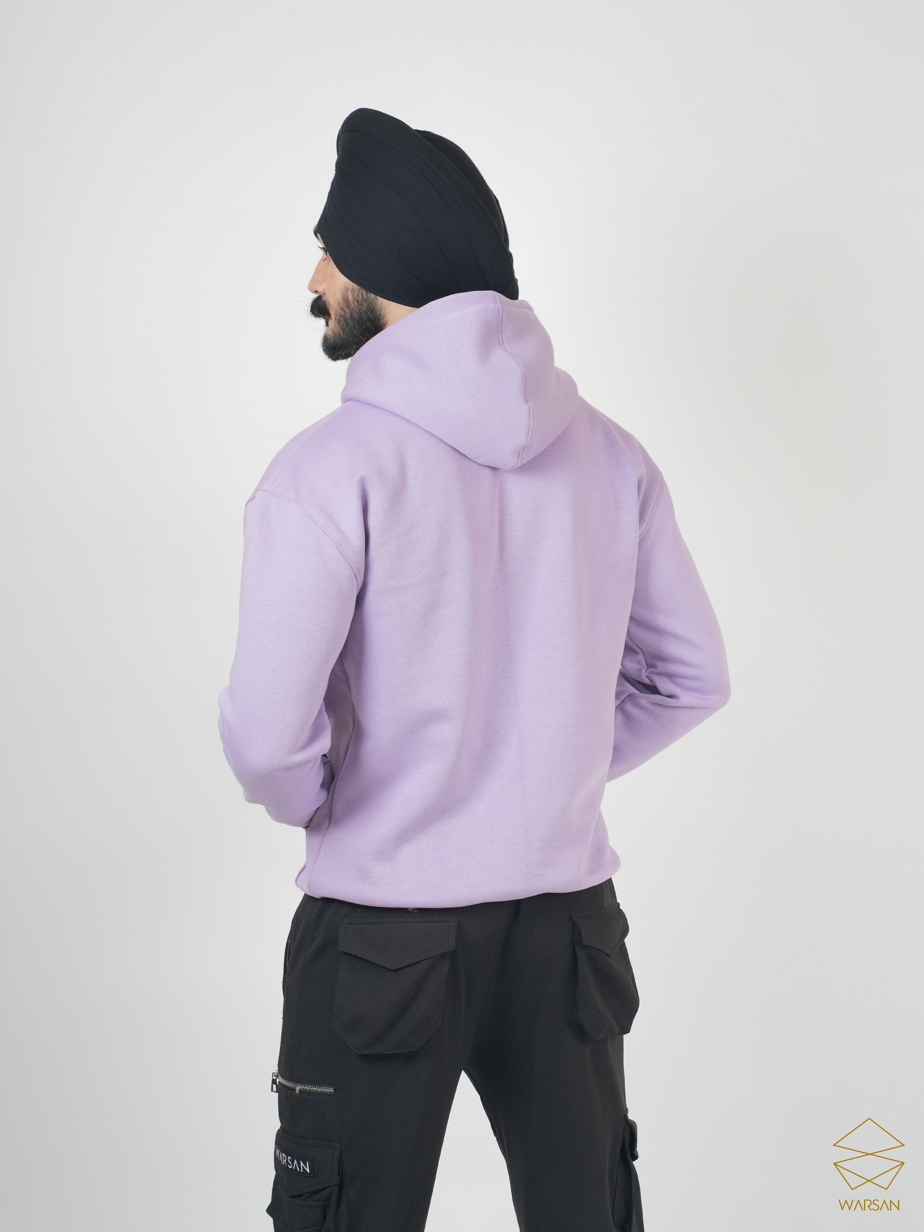 Lavender Oversized Hoodie – Warsan